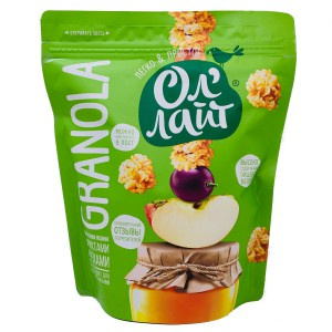 Гранола ОЛ_ЛАЙТ с фруктами и орехами 280г