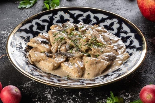 Курица в сливках 