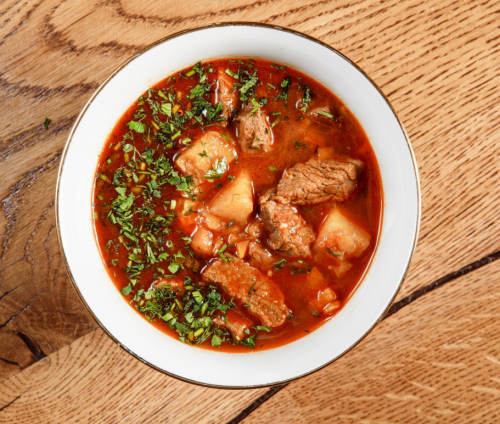 Суп Фасолевый с сушеным мясом