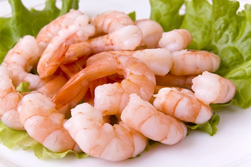 Креветки отварные