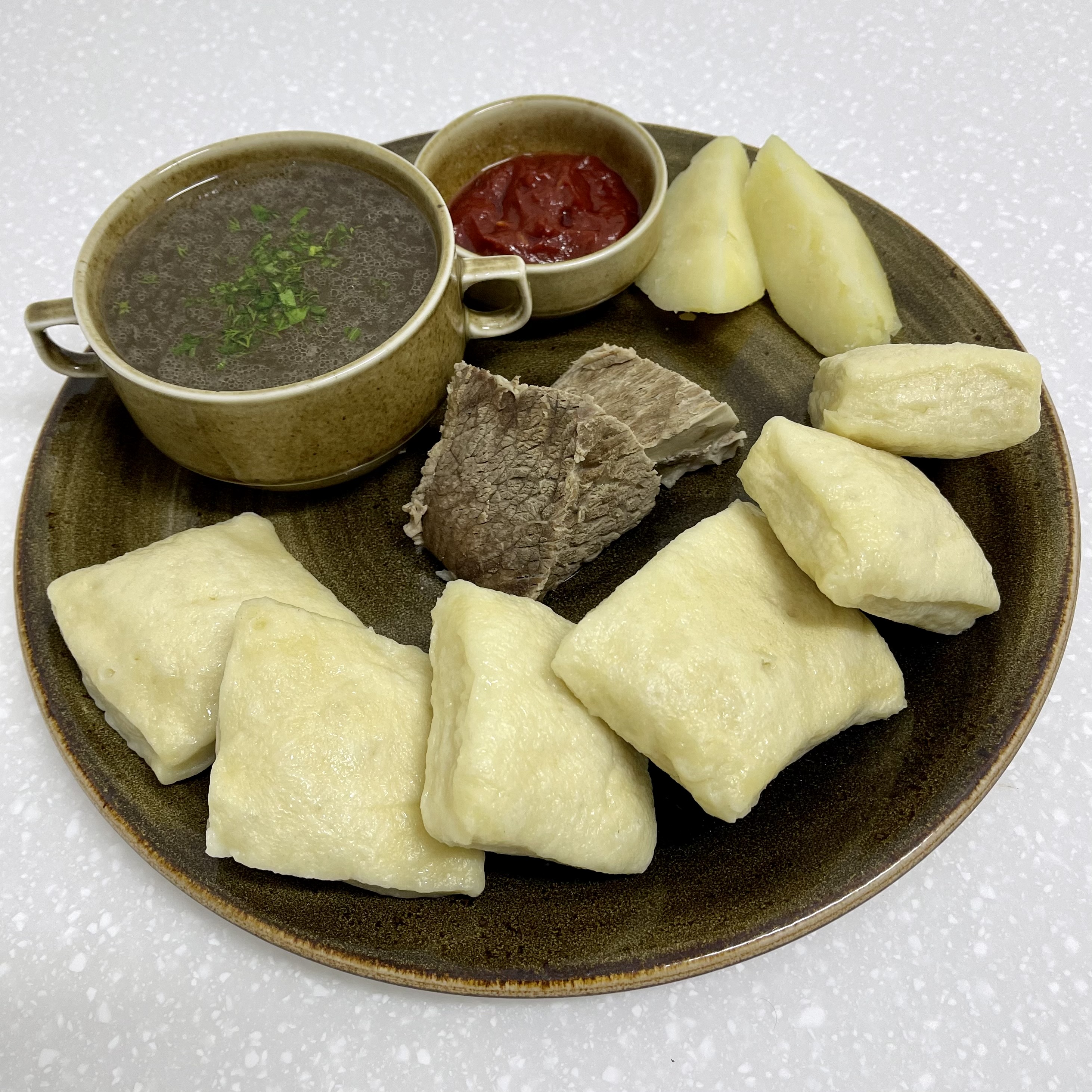 Аварский хинкал с мясом