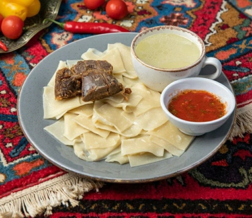 Кумыкский хинкал с мясом