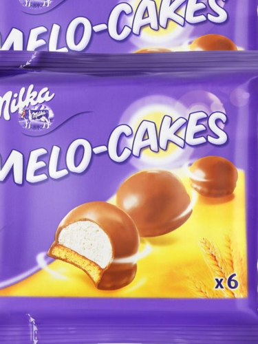 Милка печенье МЕЛО КЕЙКС 200гр