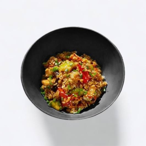 Тепаньяки рис с курицей