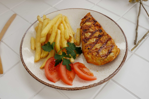 Стейк из куриной грудки 