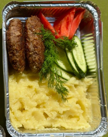 Куриные котлеты с пюре