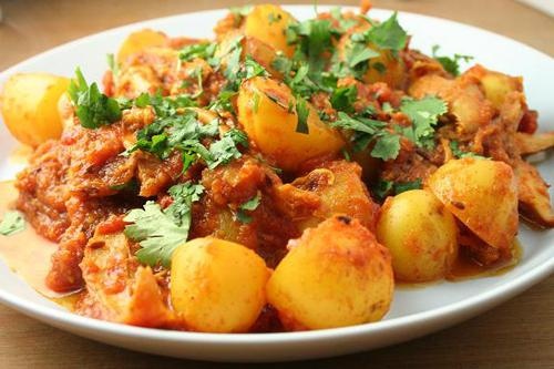 Жаркое по-домашнему с курицей