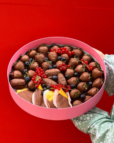 Микс в круглой коробке 