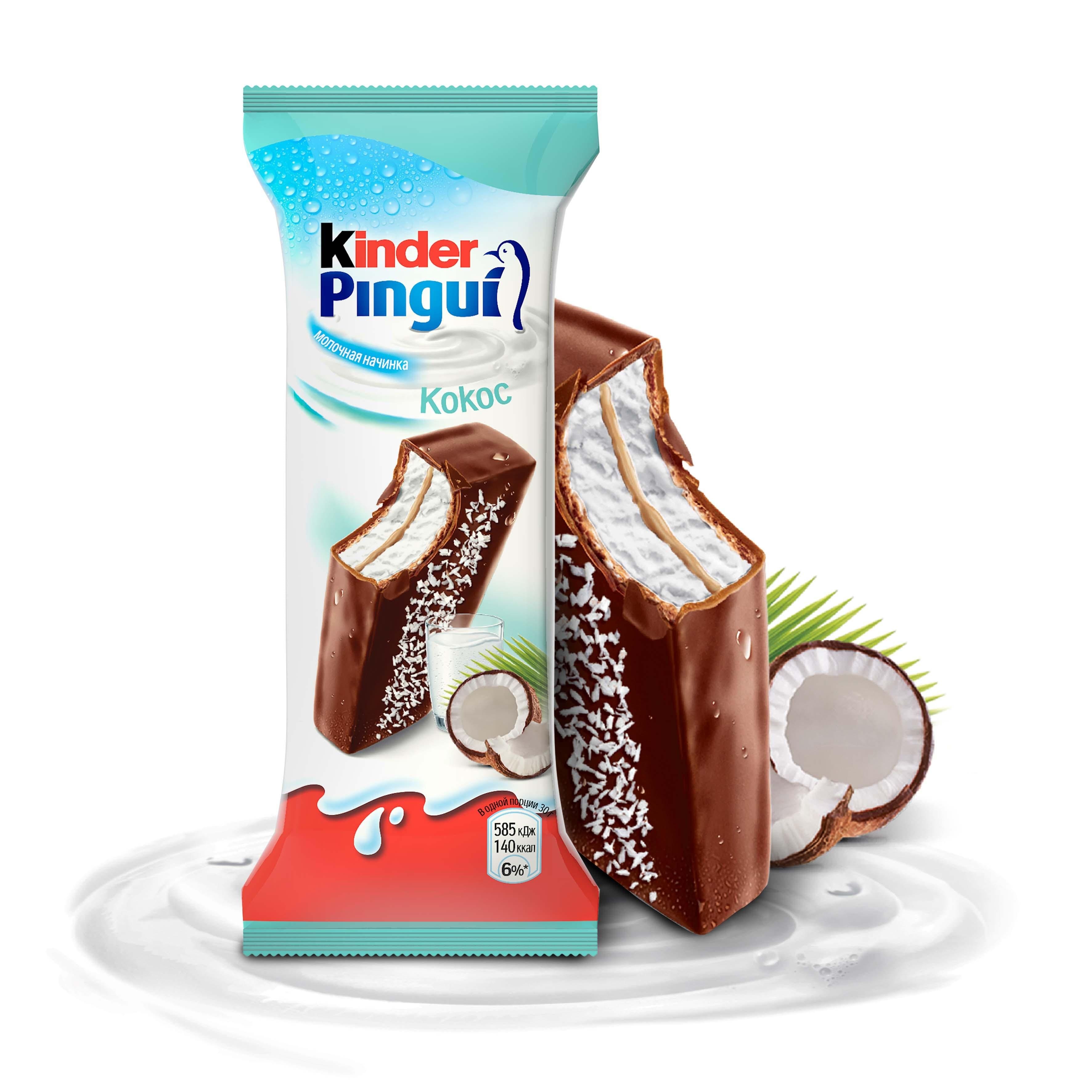 КИНДЕР пингви /30 гр./ кокос /30 шт.