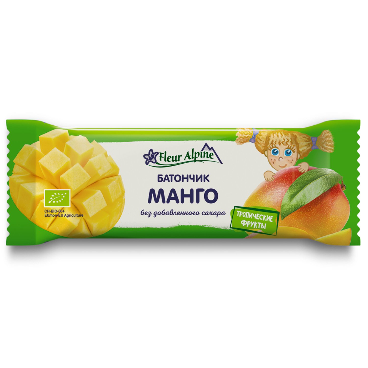 ФЛЁР АЛЬПИН Батончик /20г/ "Манго" (с 3-х лет)