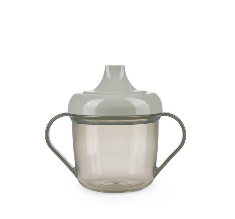 ХЕППИ БЕБИ Поильник с ручками "TRAINING CUP" sage