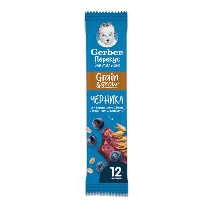 ГЕРБЕР ДоРеМи Батончик /25г/ Черника, черная смородина