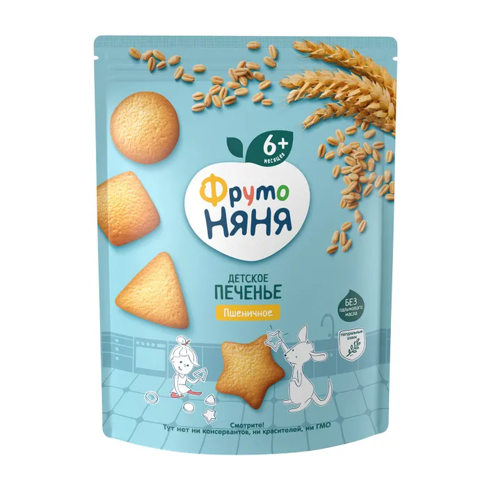 ФрутоНяня /120 гр/ Печенье Пшеничное