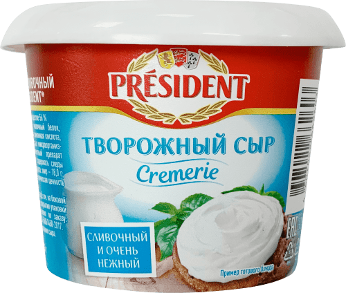 ПРЕЗИДЕНТ сливочный творожный сыр  