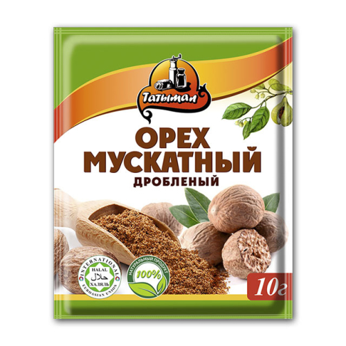 Мускатный орех  дробленый 10гр 15гр