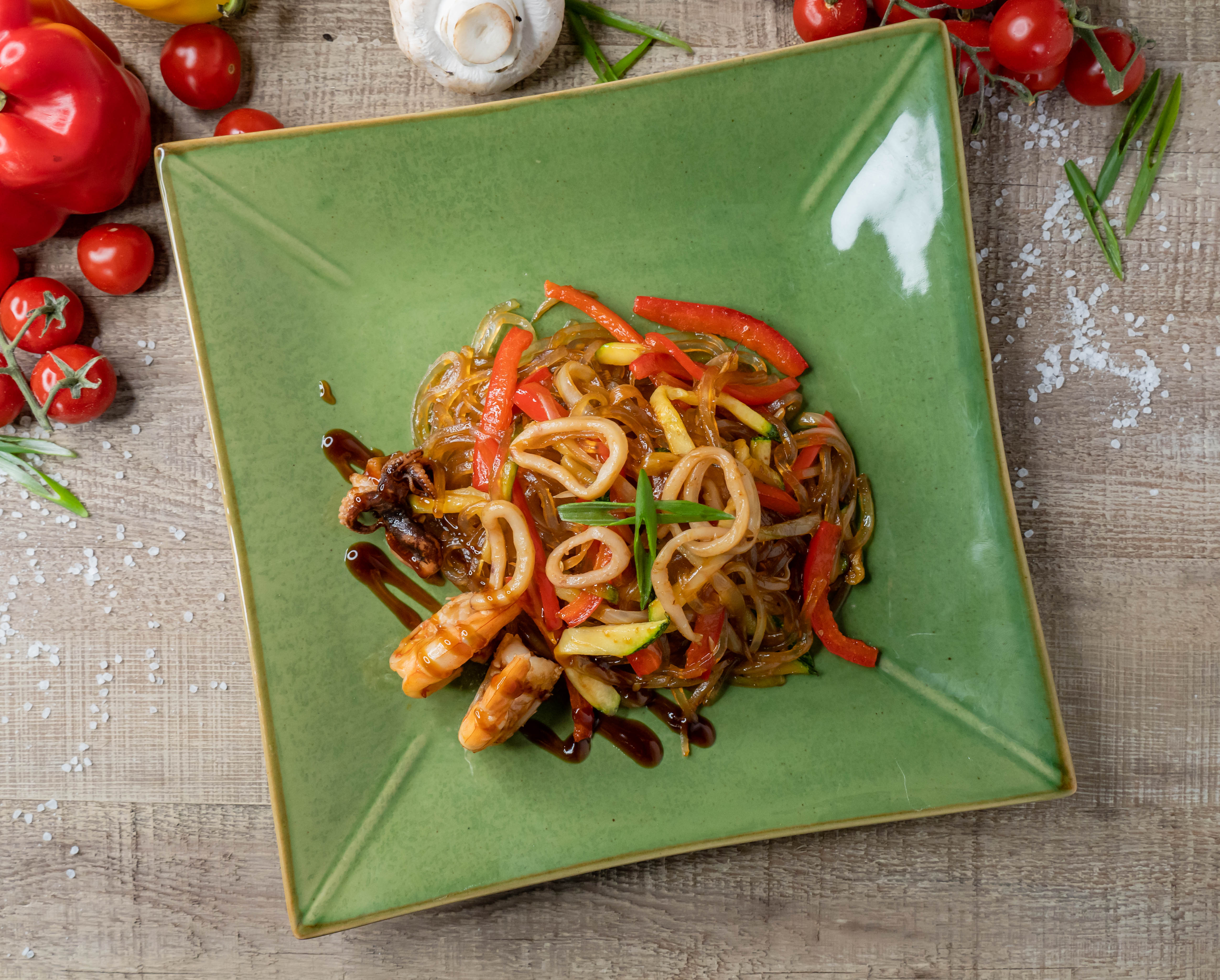Харусами с морепродуктами
