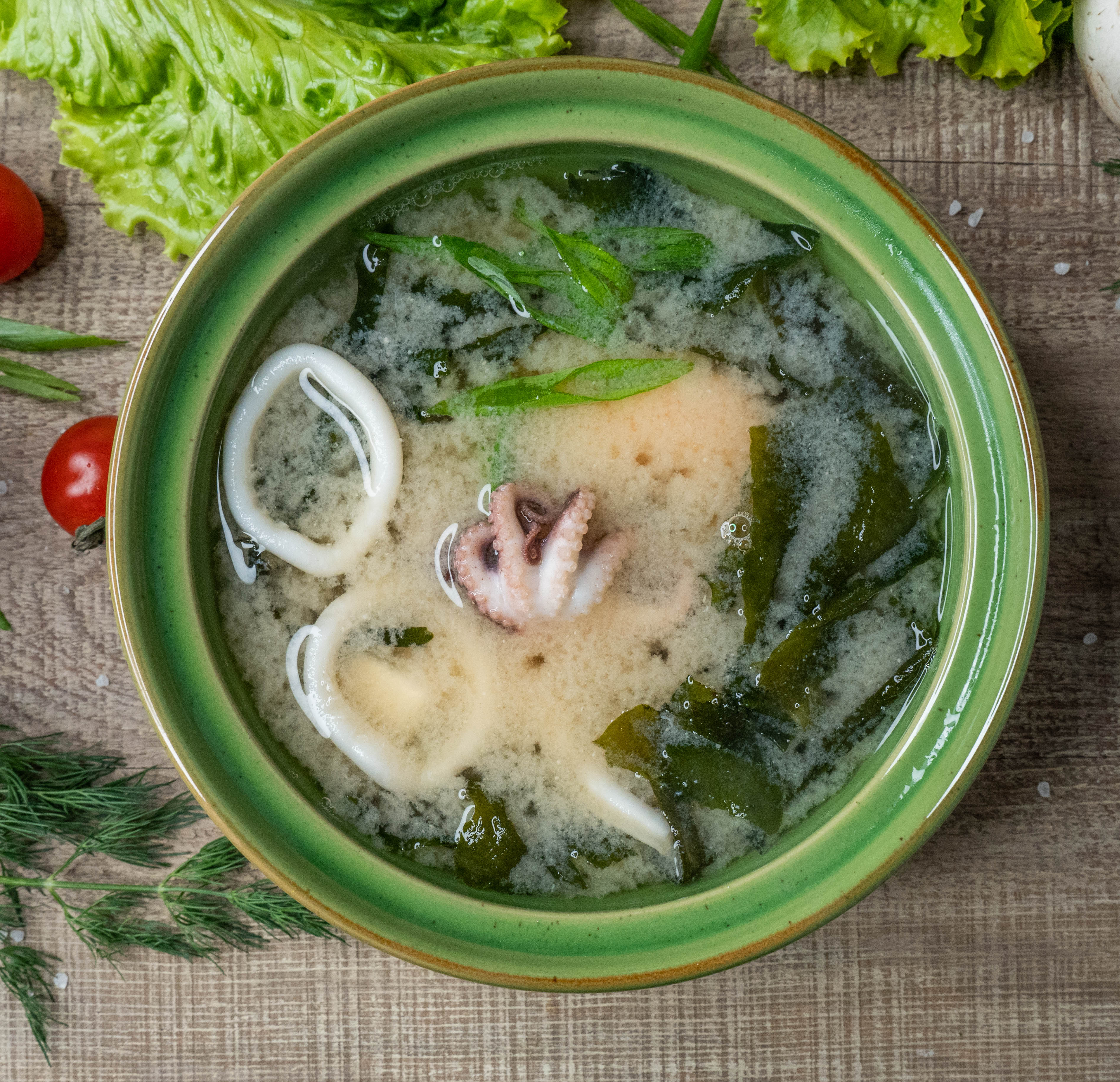 Мисо суп с морепродуктами