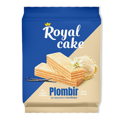 Вафли Royal Cake на сорбите со вкусом пломбира 