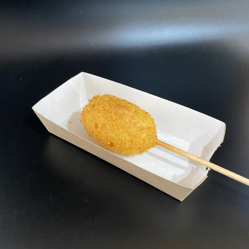 Мини корн дог с молочной сосиской