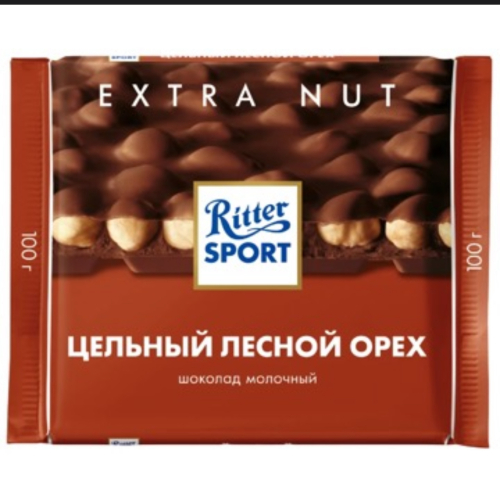 ritter sport цельный лесной орех