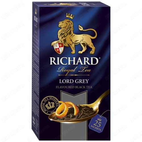 Чай RICHARD Lord Grey 50гр 25 пакетиков