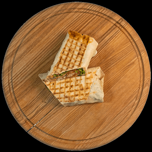 Шаурма с куриными наггетсами и картофелем