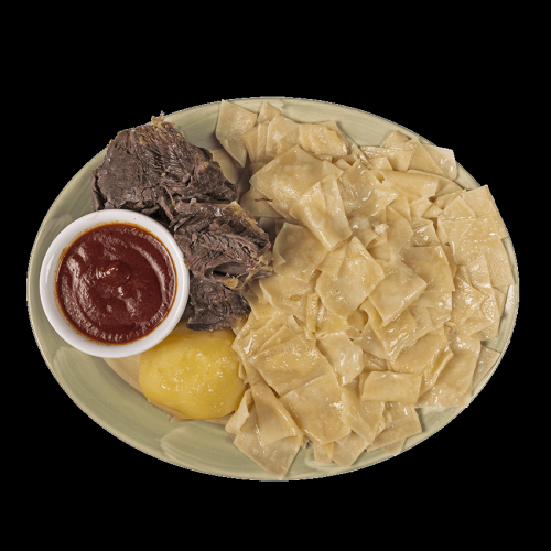 Тонкий хинкал с сушёным мясом