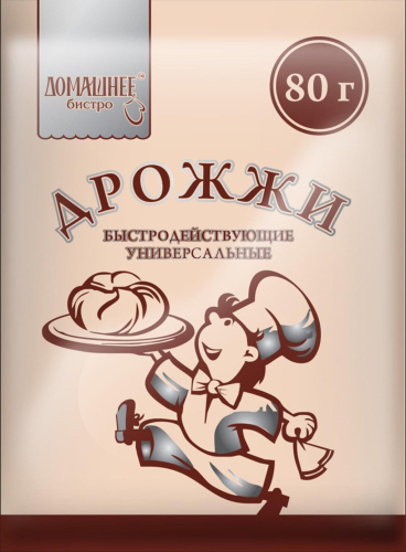 Дрожжи сухие быстродействующие 80гр