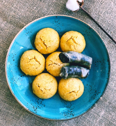Хинкал Кукурузный с сушеной колбасой