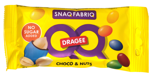 ТМ SNAQ FABRIQ Драже с арахисом и молочный шоколад 40гр