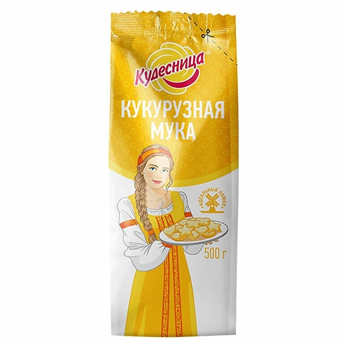 Мука Кукурузная "Кудесница" 500г