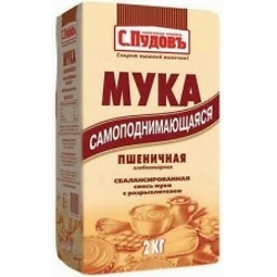 Мука "С.Пудовъ Самоподнимающаяся пшеничная" 2кг