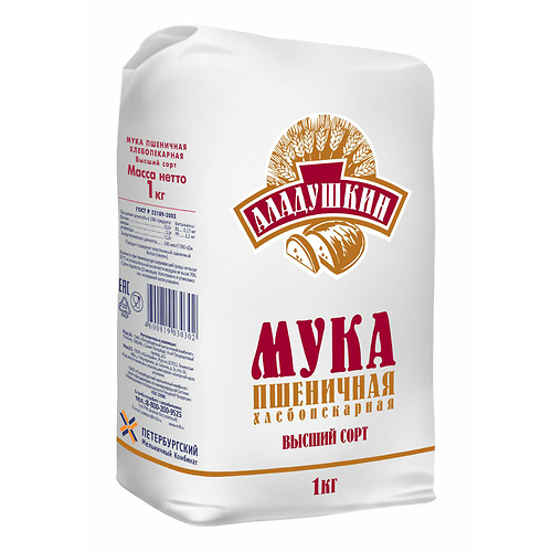 Мука Пшеничная "Аладушкин" 2кг