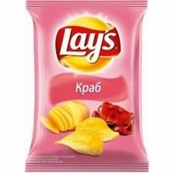 Чипсы "Lays" краб