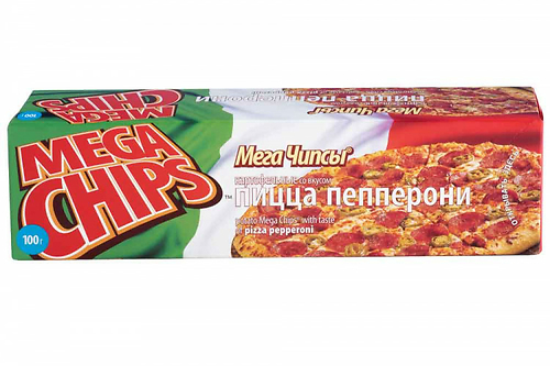 "MEGA CHIPS" пицца пепперони 100г