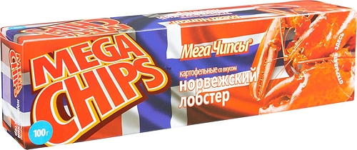 "MEGA CHIPS" норвежский лобстер 100г