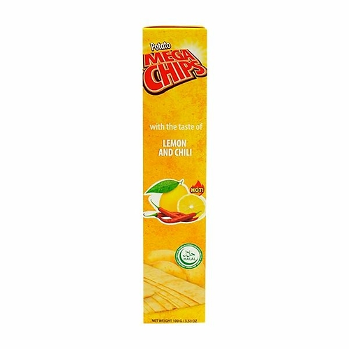 "MEGA CHIPS" лимон и чили 100г