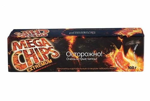 "MEGA CHIPS" со вкусом тайского перца 50г