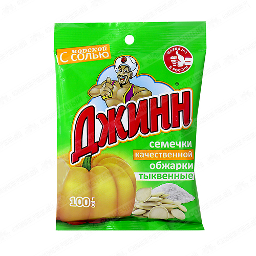 Семечки тыквенные "Джин" с морской солью 140г