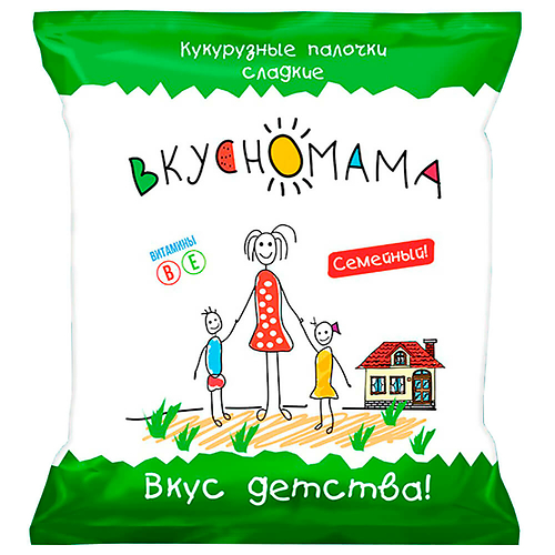 Кукурузные палочки "Вкусно-мама" 90г