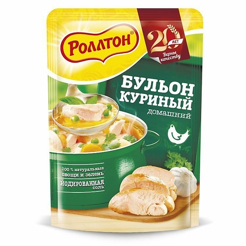 Бульон Куриный "Роллтон" 90г