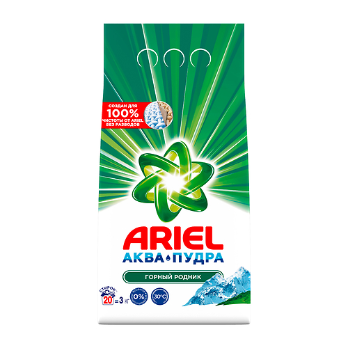 Порошок для стирки Ariel 3кг