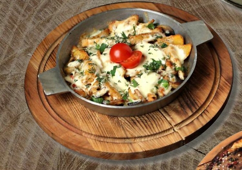 Курица под сыром
