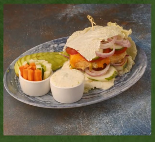 Кето-бургер Куриный