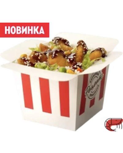 Рис боул с креветками