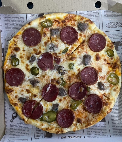 Пицца Мясная острая