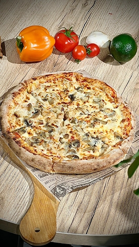 Пицца Куриная с грибами