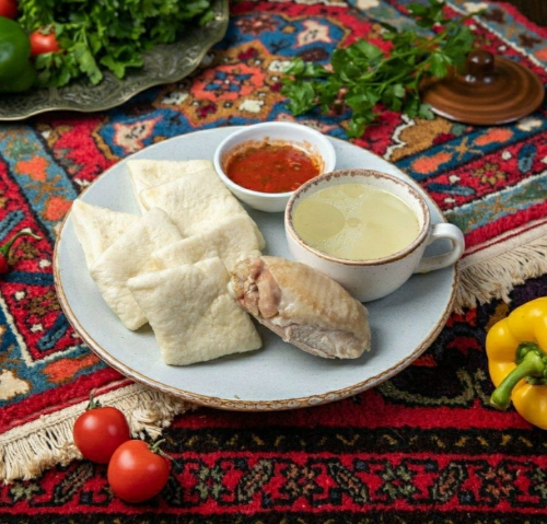 Аварский хинкал с курицей