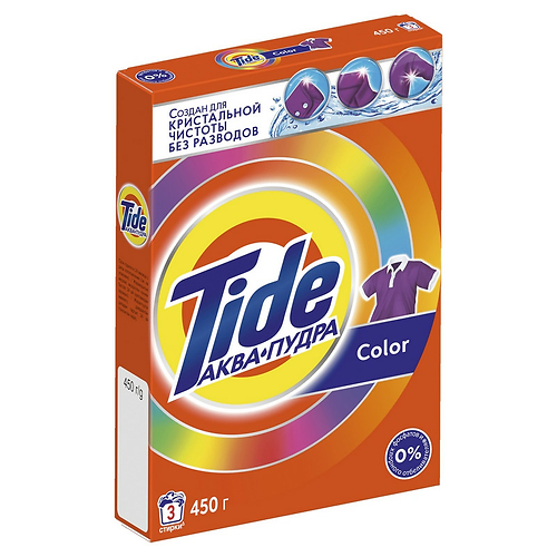 Порошок для стирки "Tide аква-пудра" 450г.