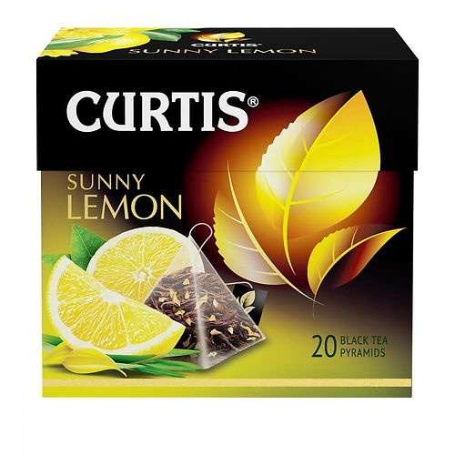 Чай Curtis Sunne Lemon 36гр 20 пирамидок